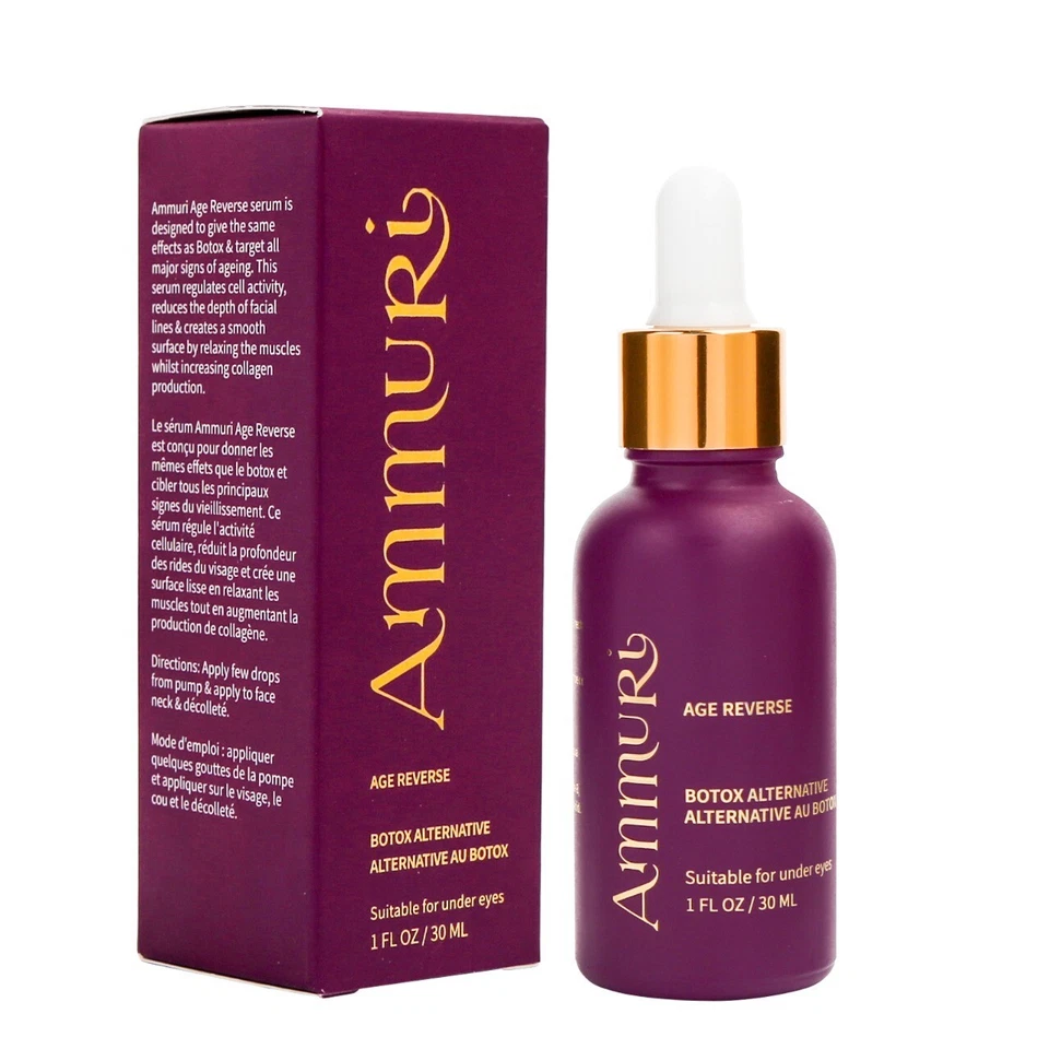 Ammuri Age Defy Skin Boost Face Serum Powerful Anti-Aging Collagen Peptide UK - Image 2 of 4