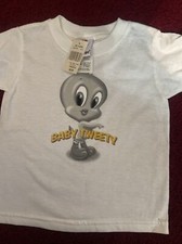 Vintage Tweety Bird Six Flags T-Shirt Looney Tunes Women's L