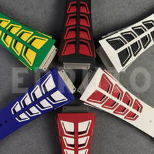Replacement Multicolor Band L Rubber Watch Strap Fits Richard Mille RM030 35 55