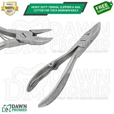 Heavy Duty Toenail Clippers & Nail Cutter For Thick Ingrown Nails German Grade