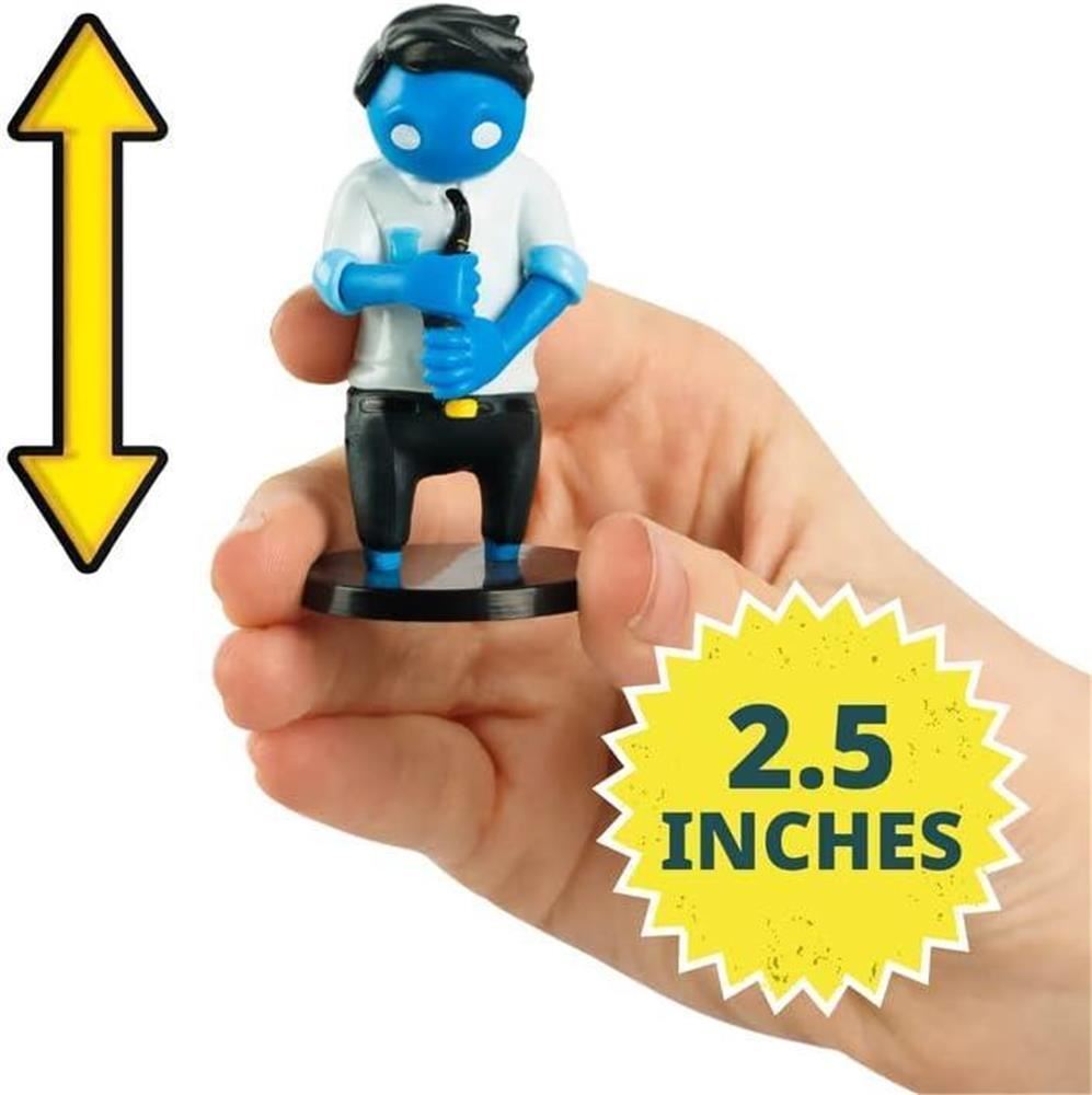 Bizak Gang Beasts 64114020-1 Pack of 5 Figures in Blister Pack Red Cat