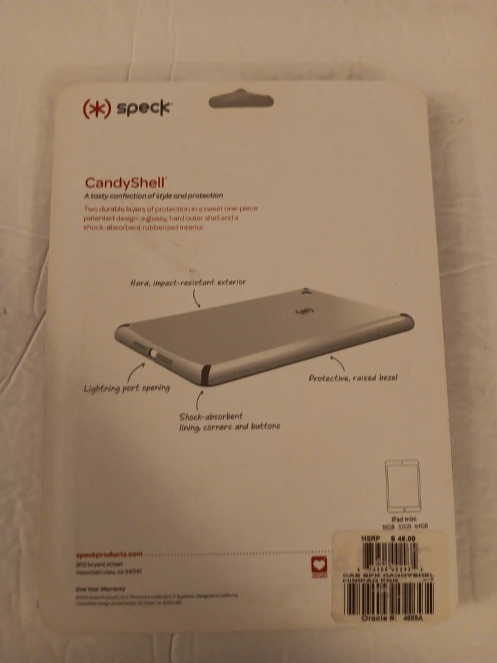 Speck 4689A 粉色糖果外壳 适合 iPad Mini 16GB / 32GB / 64GB 原厂封装 — 第 4/4 张图片