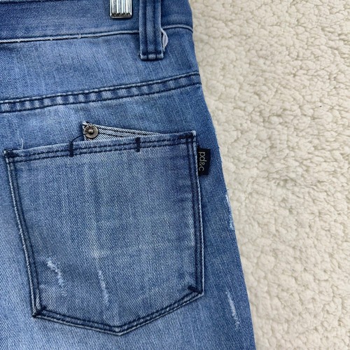 Jeans PD&C ragazzo taglia 16 blu denim rilassato gamba larga lavaggio med invecchiato 28 x 28 - Foto 10 di 10