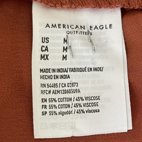 American Eagle Outfitters Brown Sleeveless Tunic Dress Size M Boho Minimalist - Picture 12 of 13