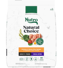 Nutro Natural Choice Small Bites Adult Chicken Brown Rice Dry Dog Food, 30 lb