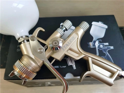 ITALCO GLOSS L.V.MP 1.3 Professional Spray Gun 600ml cup italco spray Original - Picture 7 of 10