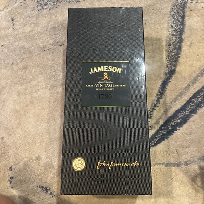 John Jameson And Son Display Case Box Whisky 2007 Vintage Reserve