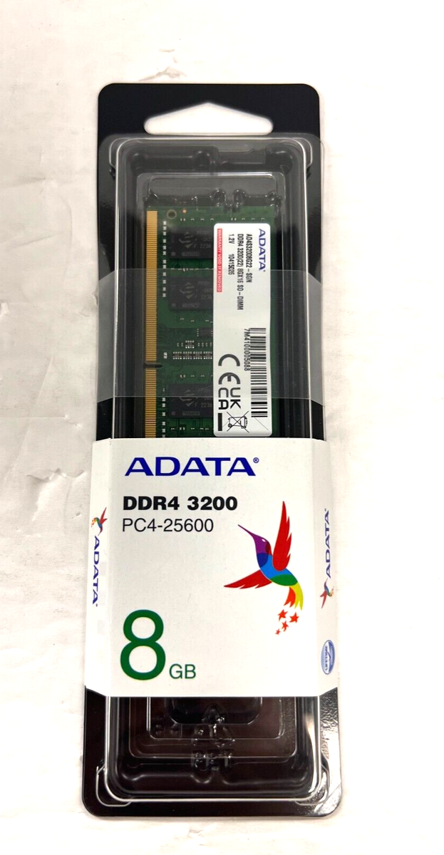NEW! ADATA Premier Series DDR4 3200 MHz PC4-25600 Desktop Memory