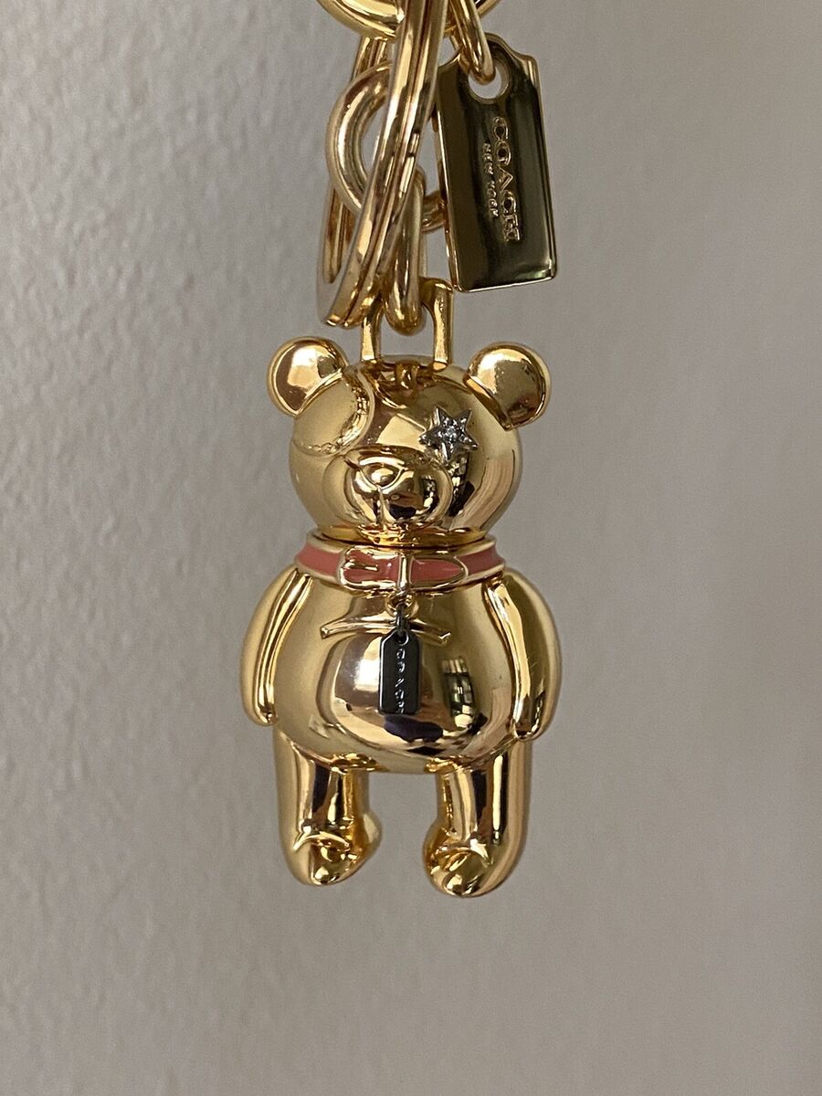 NEW COACH GOLD METAL 3D BEAR CHARM 87166 | eBay NEW COACH GOLD METAL 3D BEAR CHARM 87166 | eBay