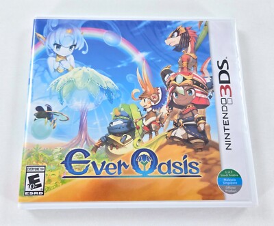 EVER OASIS NEW SEALED 2017 Authentic Nintendo 3DS