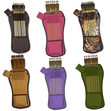 NYLON SIDE/HIP WAIST LONGBOW/RECURVE BOW ARROW QUIVER BAG DETACHABLE BELT LOOP