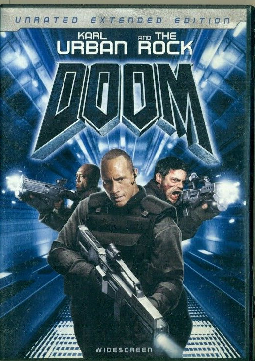 DVD - DOOM - KARL URBAN - THE ROCK - UNRATED EXTENDED