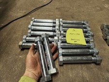 2- China Mini Excavator 30mm Bucket Pin Bolt 7.5" Attachment M27 190mm Typhon