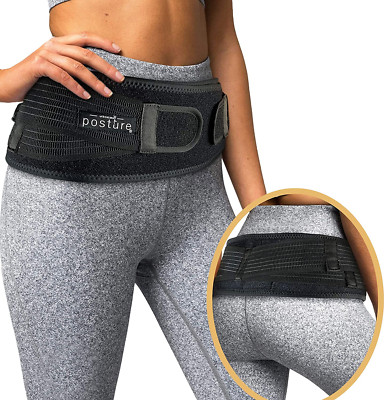 Paskyee Cintura Sacroiliaca Con Chiusura A Ganci E Occhielli - Supporto Lombare E Pelvico Uomo/Donna