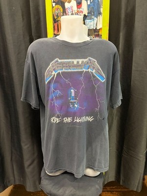 1994 Metallica Ride The Lightning XL Vintage T-Shirt 2 Sided Print