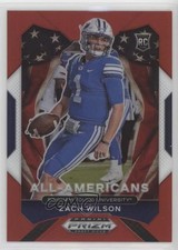 2021 Panini Prizm Draft Picks All-American Red 158/299 Zach Wilson #182 0c3