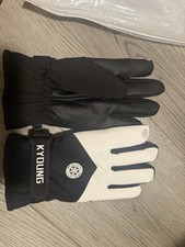 Ski Gloves for Unisex White Snow Gloves for Men Women Snow Gloves Cold Weather