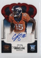 2013 Crown Royale Retail Red Die-Cut Signatures 39/49 Tavarres King Auto 4f5