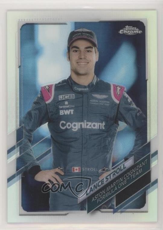 2021 Topps Chrome Formula 1 F1 Racers Refractor Lance Stroll #8 0na9