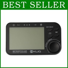 Pocket-Sized 3-in-1 Metronome Tuner by KLIQ - Black