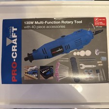 Pro-Craft 135W Multi-Function Rotary Tool With 40 Piece Accessories