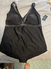 Torrid Black One Piece Swimsuit 3X NWT