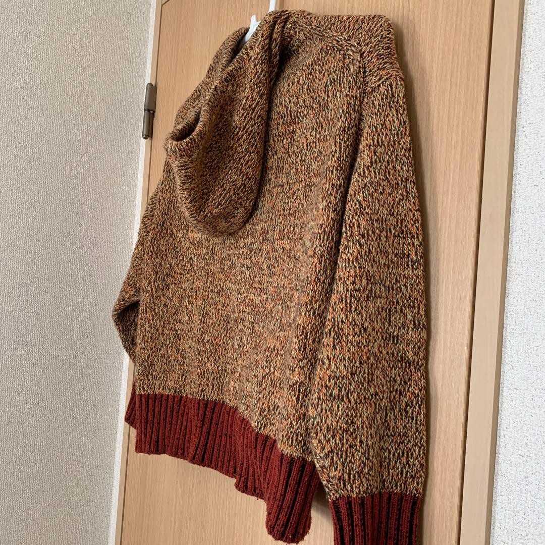 Uniqlo MARNI Women's Knit Parka, Casual Knit Outerwear, Used thumbnail 2