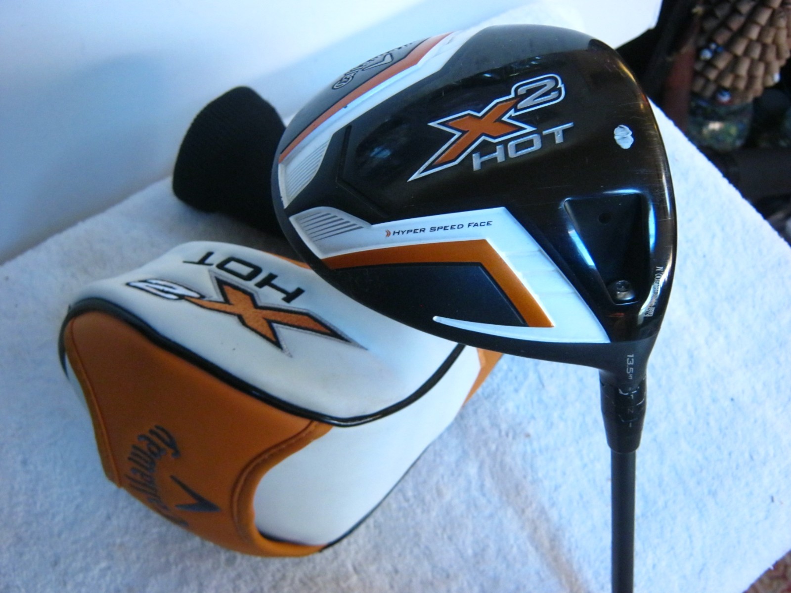 Callaway X2 Hot Men's Driver W/Headcover RH, A Flex Seniors, Must See