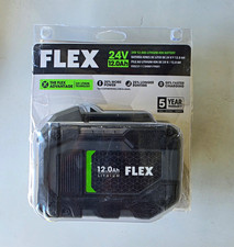 FLEX 24V 12.0Ah Lithium-Ion Li-Ion Power Tool Battery Pack, Black