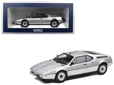 1980 BMW M1 Silver Metallic 1/18 Diecast Model Car by Norev