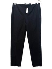 NWT Talbots Size 6 Petite Bi Stretch Straight Leg Black Pants 27" Inseam
