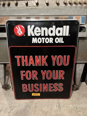 NOS Kendall Motor Oil Sign