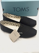 Toms Alpargata 10020784 Heritage, Women s Canvas Slip-On, Color Black, Size 7