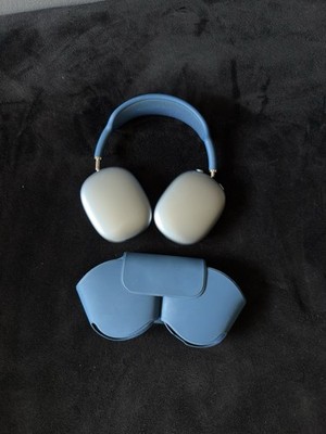 Apple Air Pods Max Space grau blau Lightning Kopfhörer neuwertig Over Ear