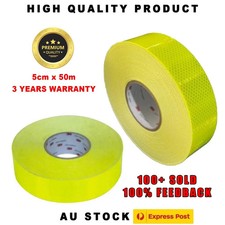 Cinta Reflectante 3M Alta Visibilidad Fluorescente Amarillo 4083 Clase 1 5cm x 50m Cinta de Seguridad