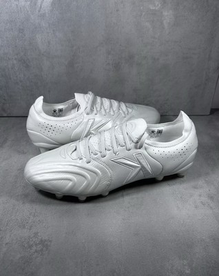 Kelme Fußballschuhe - weiß - Känguruleder - Größe UK 7,5