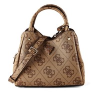 Guess Meridian Ii Handtasche 26Cm #GUE-HWOS69_74050 (Latte Logo)