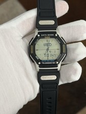 Rare Vintage Casio Twincept Data Bank ABX-58 Men’s Ana-Digi Sports Watch JDM 90s