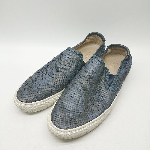 Zara Python Pattern French Casual Side Gore Slip-… - image 1