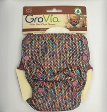 Grovia AIO Fable OS Cloth Diaper NIP/NWT HTF Organic Cotton Cloth Diaper