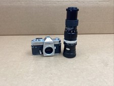 Yashica TL Electro X 35mm Camera w/Auto Yashica Super Yashinon-R 30cm f/5.5