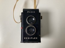 Vintage ANSCO Rediflex 620 Film Camera - strap and black metal Kodal 620 spool