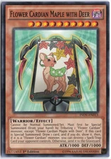 Yugioh - Flower Cardian Maple with Deer INOV-EN013 1st Edition - Invasion: Venge