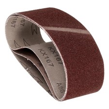 10PCS Sanding Belts 3x21 Inch 60 Grit, Aluminum Oxide Abrasive Sandpaper