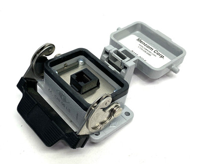Mencom RJ45-06LS Panel Interface Connector with, RJ45, in a 06LS housing