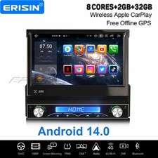 7" 32GB Android 14 Autoradio 1DIN DAB+ Universal Navigatore 8-Core CarPlay WiFi