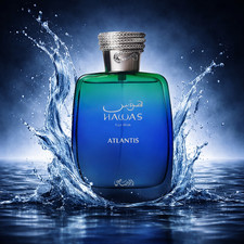 Rasasi Hawas Atlantis EDP Spray 100ml 3.4oz Men Long Lasting Fragrance New Box