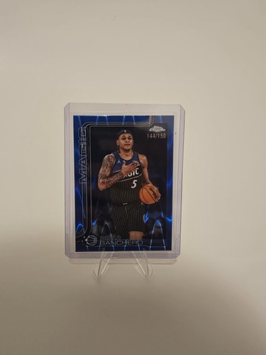 2025-26 Topps Chrome Update #5 Paolo Banchero Blue RayWave /150 Magic