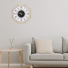 Decorative Wall Clock for Home- Noiseless Sweep Movement, High-Temp Baking Paint