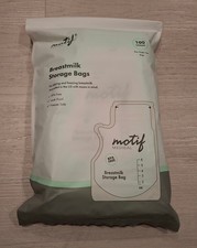 Motif Medical Breastmilk Storage Bags 8 OZ SINGLE USE BAGS 100 COUNT BRAND NEW